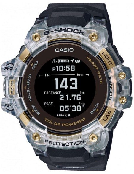 Casio G-Shock Solar Smartwatch Black Rubber Strap GBD-H1000-1A9ER