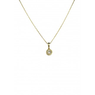 Single stone necklace
