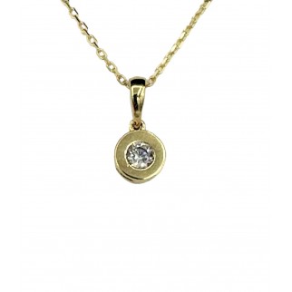 Single stone necklace 2