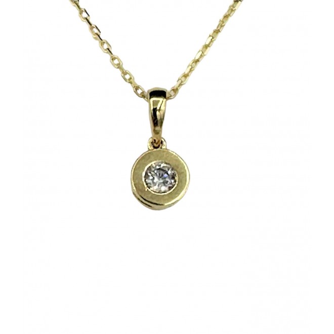 Single stone necklace
