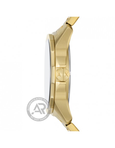 Armani Exchange Banks Gold Stainless Steel Bracelet AX1737