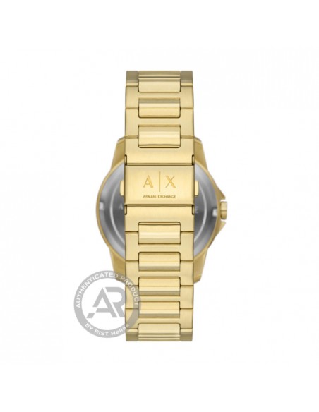 Armani Exchange Banks Gold Stainless Steel Bracelet AX1737