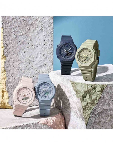 G-Shock dual time chronograph blue rubber strap GMA-S2100BA-2A1ER