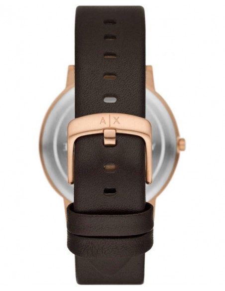 Armani Exchange Dale Brown Leather Strap AX2873