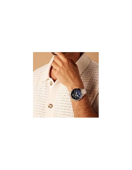 CASIO Edifice Chronograph Silver Stainless Steel Bracelet EFV-600D-2AVUEF