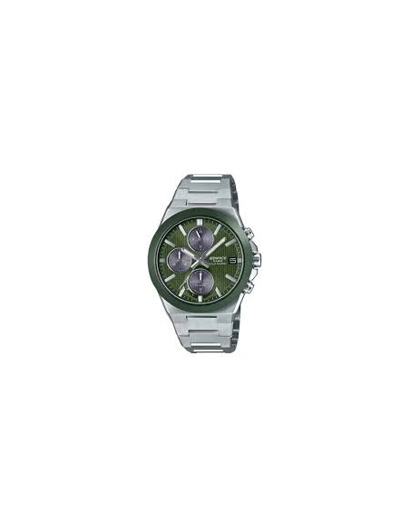 CASIO Edifice Solar Chronograph Silver Stainless Steel Bracelet EFS-650D-3AEF