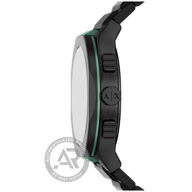Armani Exchange Sync Round Black Dial...