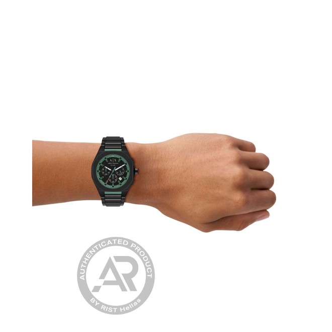 Armani Exchange Sync Round Black Dial...